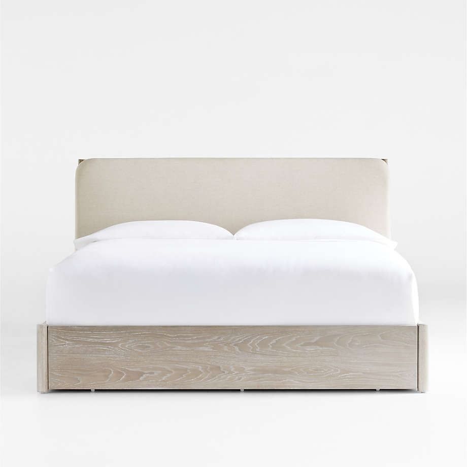 Casa White Storage Bed with Outlet - King thumbnail 3