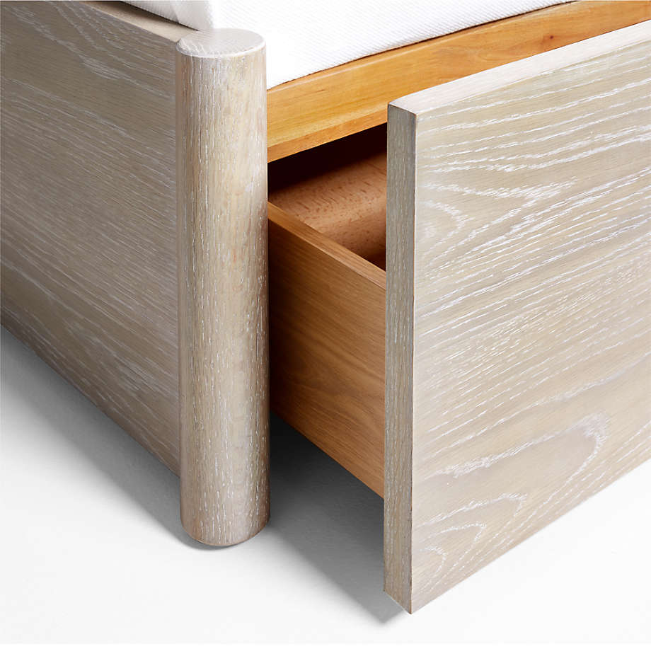 Casa White Storage Bed with Outlet - King thumbnail 5