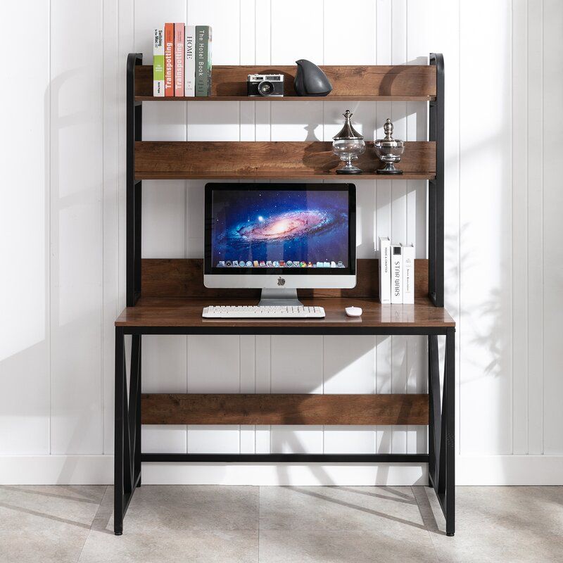 Computer Desk Desktop Metal Frame Home Office Desk thumbnail 2