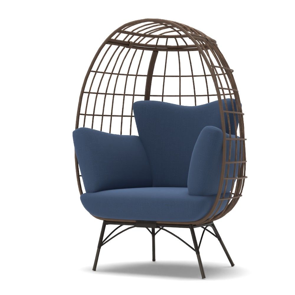 Cuccia Egg Patio Chair with Cushions thumbnail 3