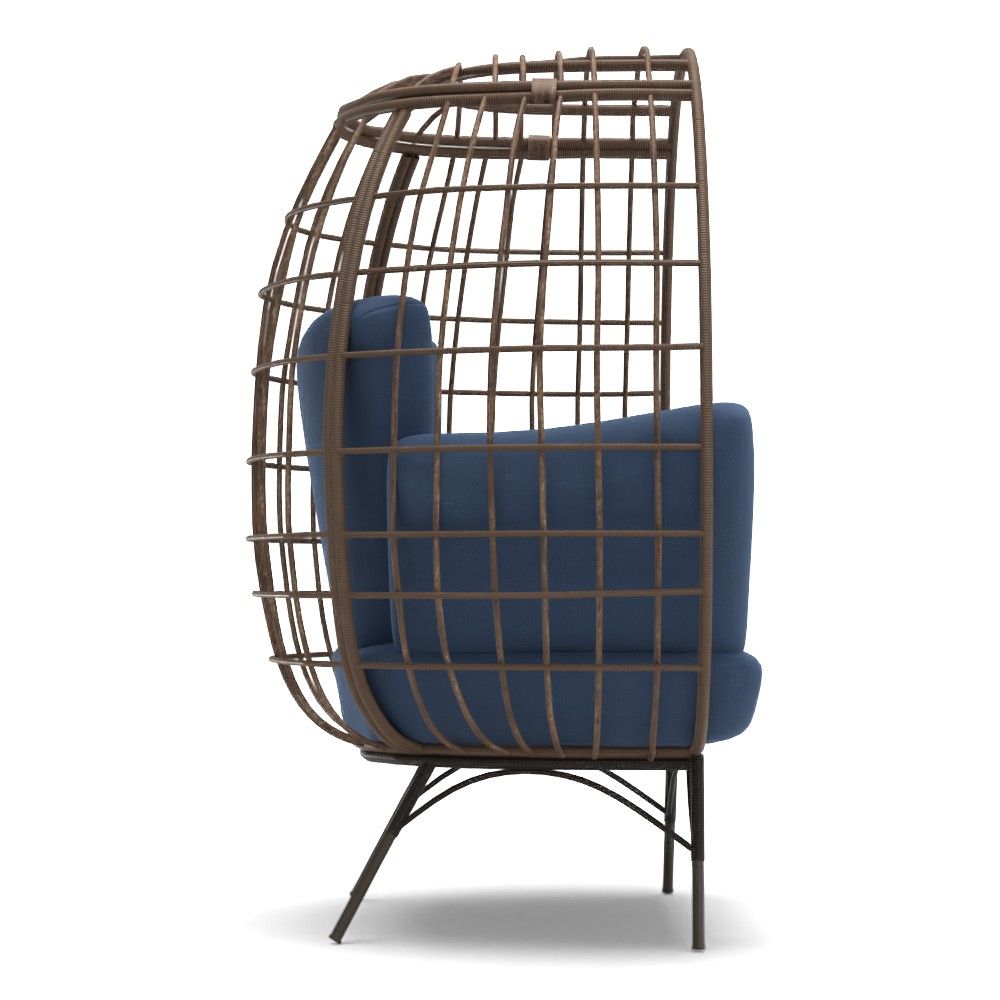 Cuccia Egg Patio Chair with Cushions thumbnail 2