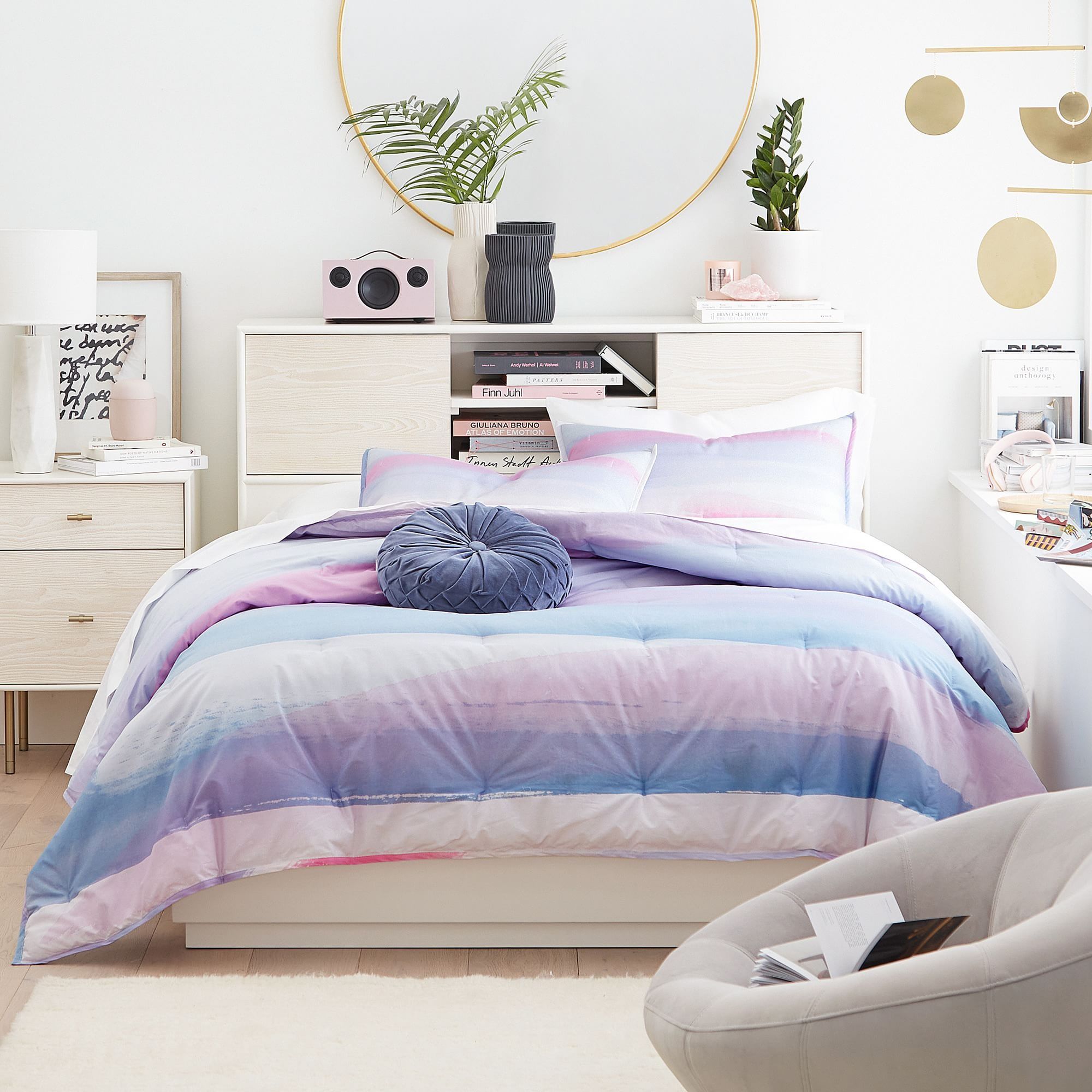 West Elm X Pbt Modernist Headboard Storage Platform Bed - Full thumbnail 3