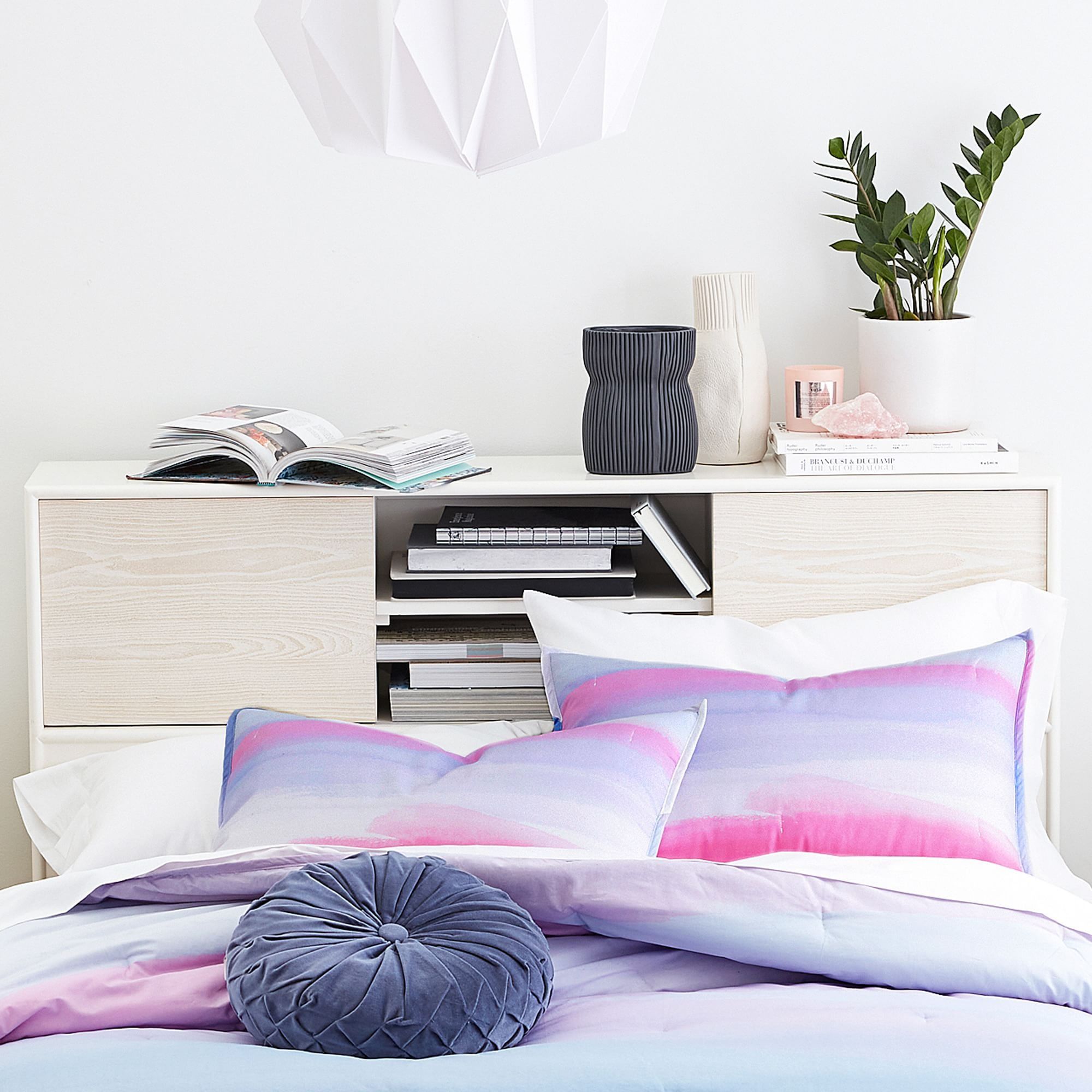 West Elm X Pbt Modernist Headboard Storage Platform Bed - Full thumbnail 5