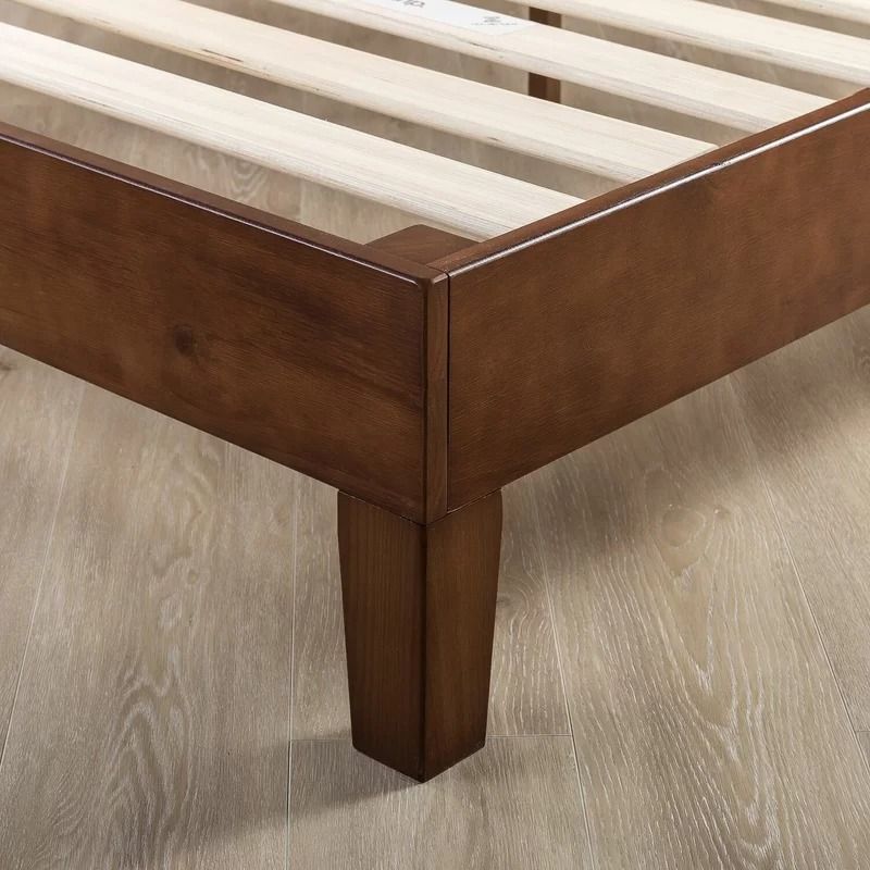 Harney Solid Wood Low Profile Platform Bed thumbnail 4