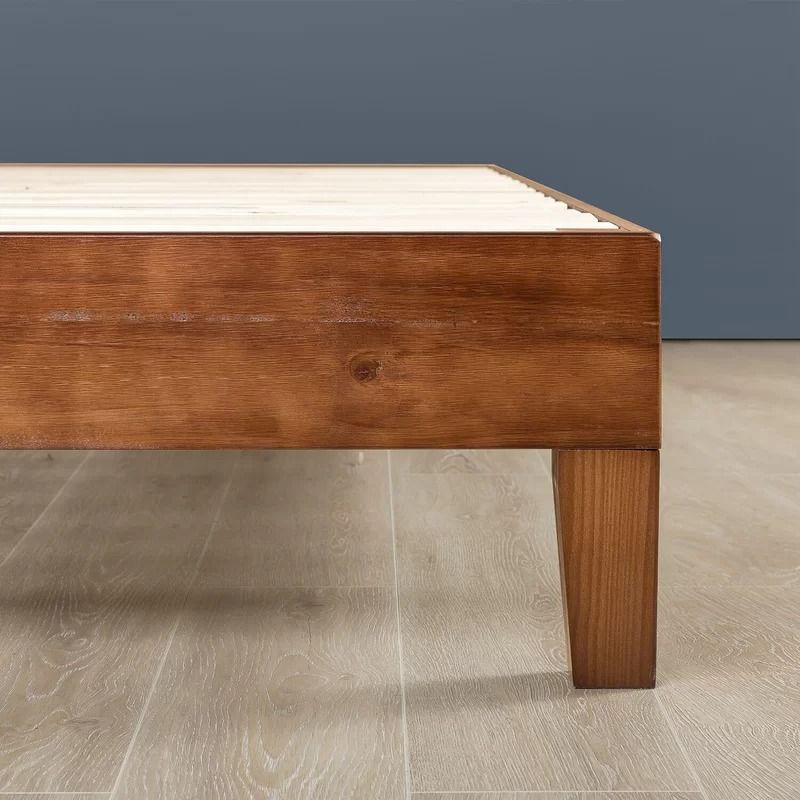Harney Solid Wood Low Profile Platform Bed thumbnail 5
