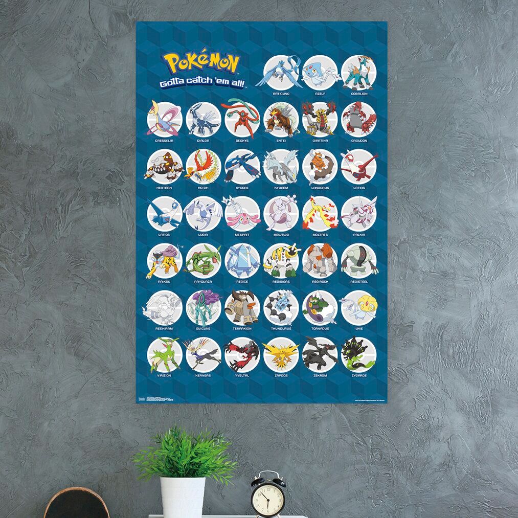 Pokemon Legendary Paper Print thumbnail 2
