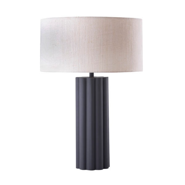 Latura Grey Table Lamp