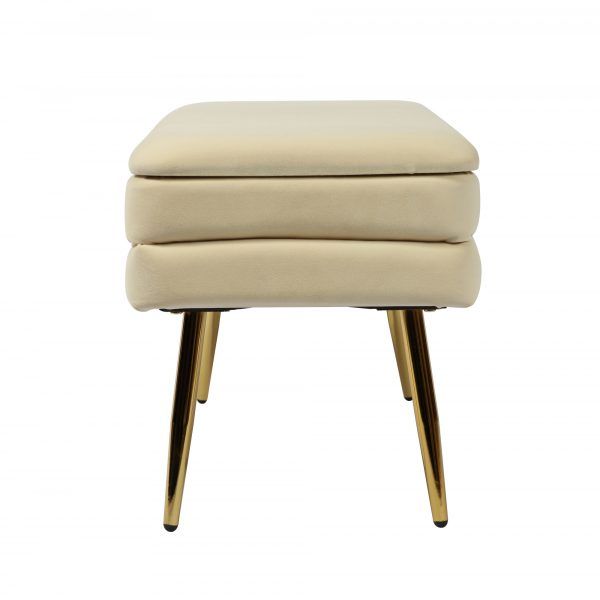 Zivana Cream Storage Bench thumbnail 4