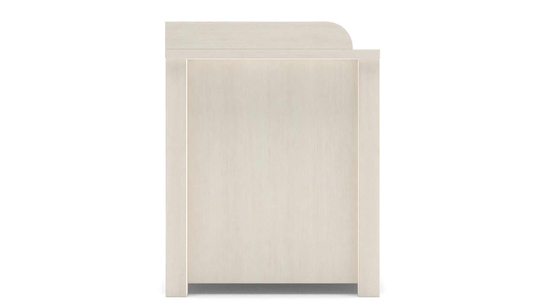 White Wash Tray Top Grooved Shoe Storage Cabinet thumbnail 3