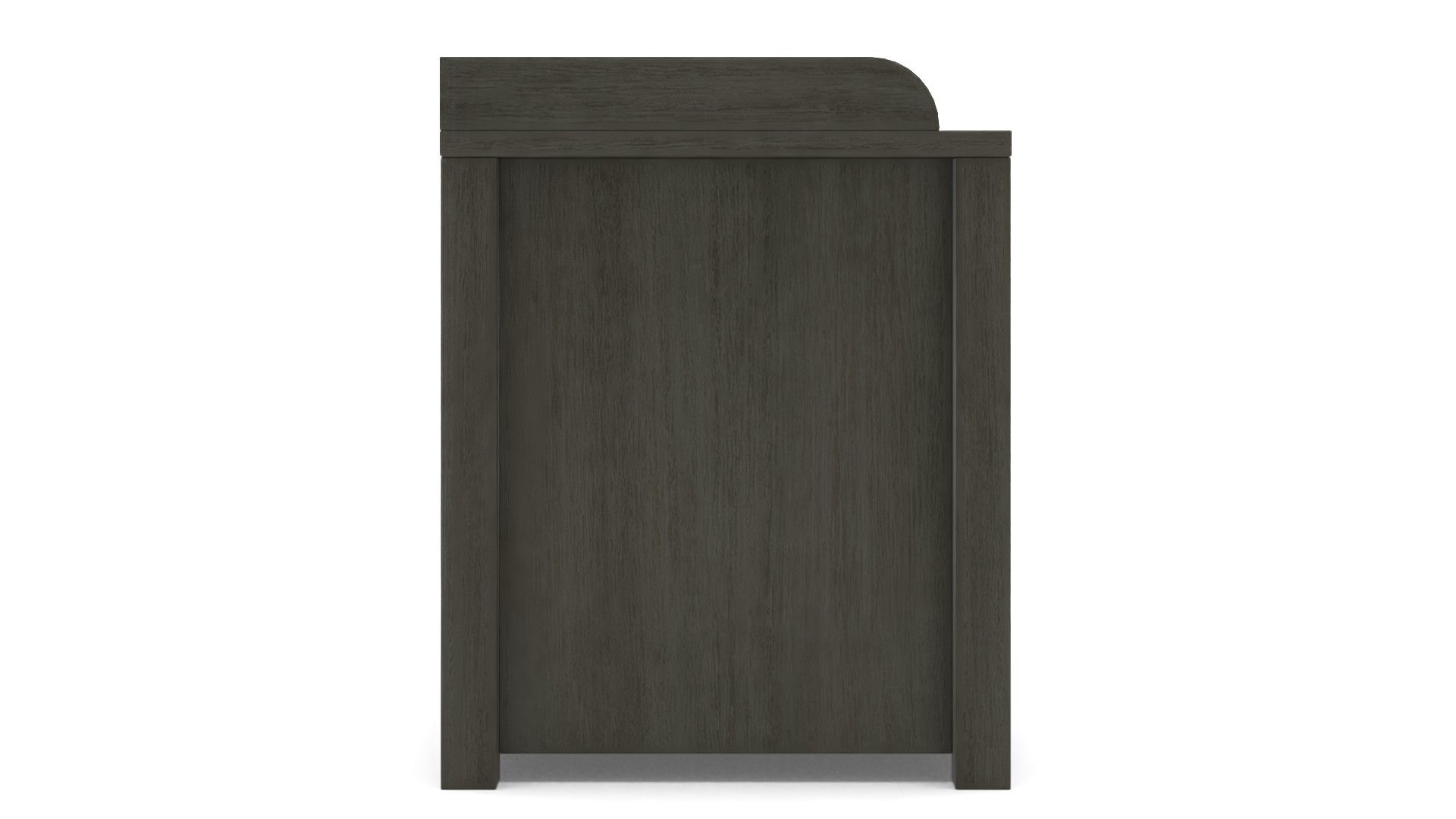 Gray wash Tray Top Grooved Shoe Storage Cabinet thumbnail 3