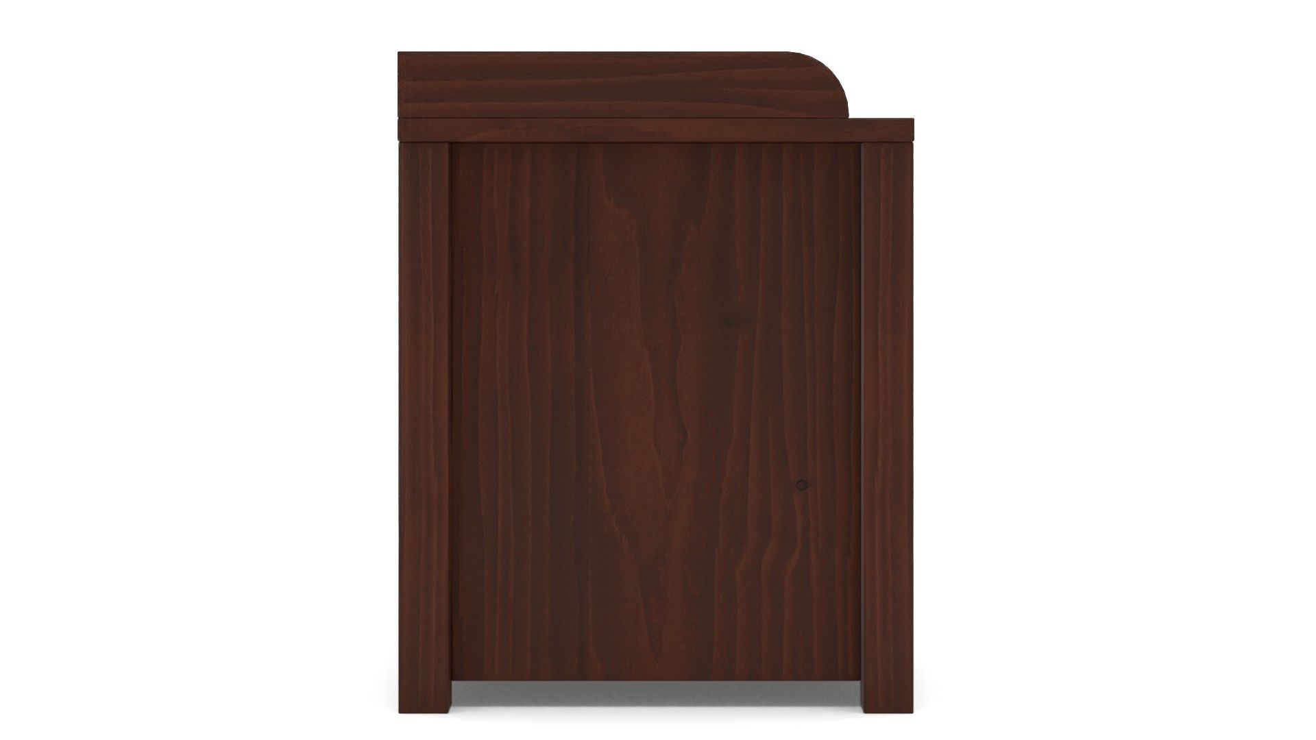Walnut Tray Top Grooved Shoe Storage Cabinet thumbnail 3