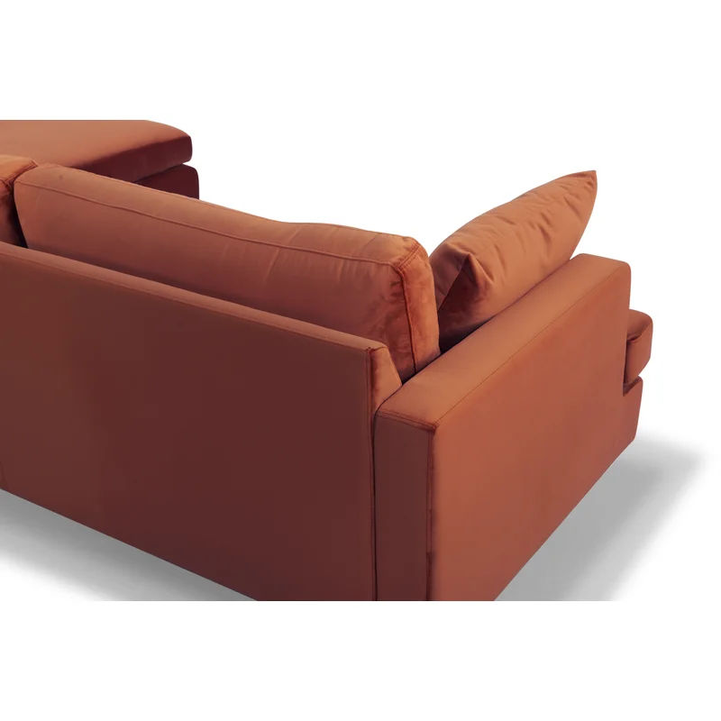 Oneal Velvet Stationary Sofa Chaise Sectional thumbnail 7