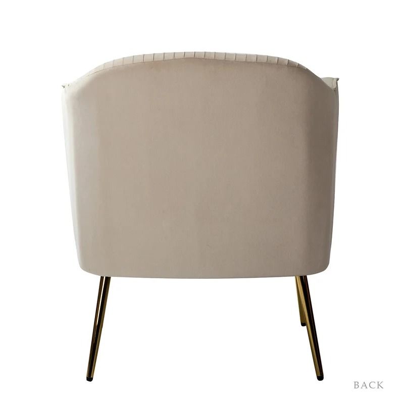 Fynn Wide Velvet Barrel Chair thumbnail 4