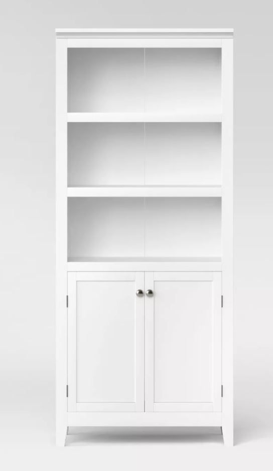 Carson 5 Shelf Bookcase with Doors thumbnail 4