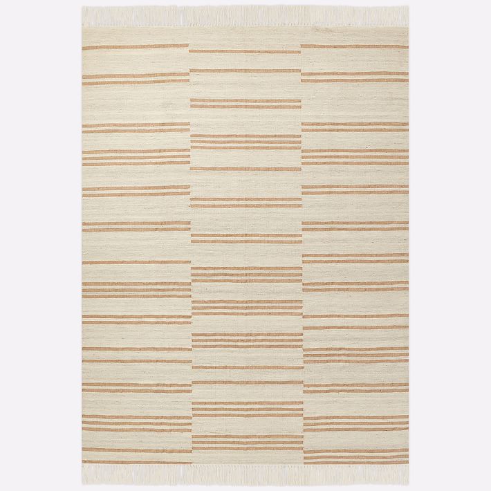 Wool And Jute Splice Stripe Rug 9' x 12' thumbnail 2