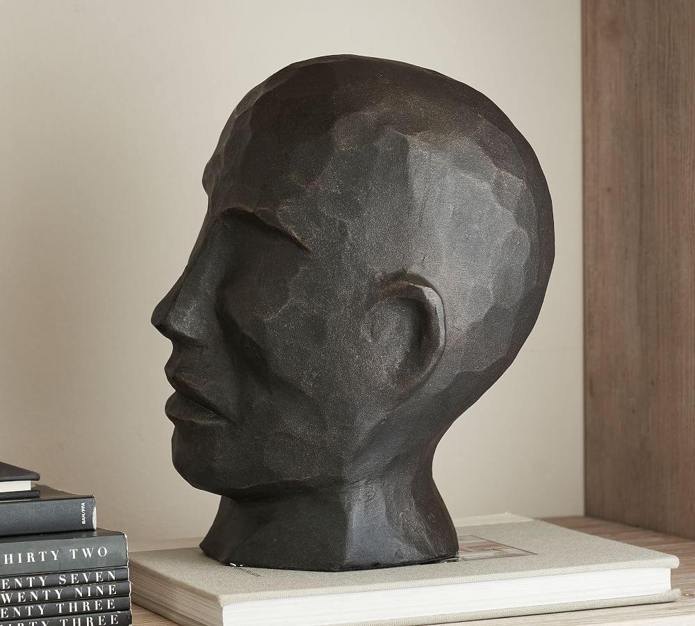 Decorative Bronze Face Object thumbnail 4