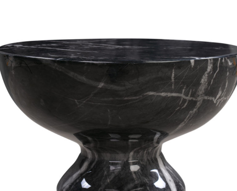 Street Black Marble Side Table thumbnail 3