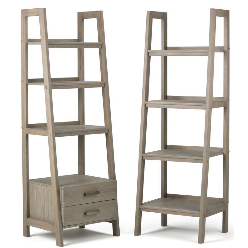Donohoo Solid Wood Ladder Bookcase thumbnail 3