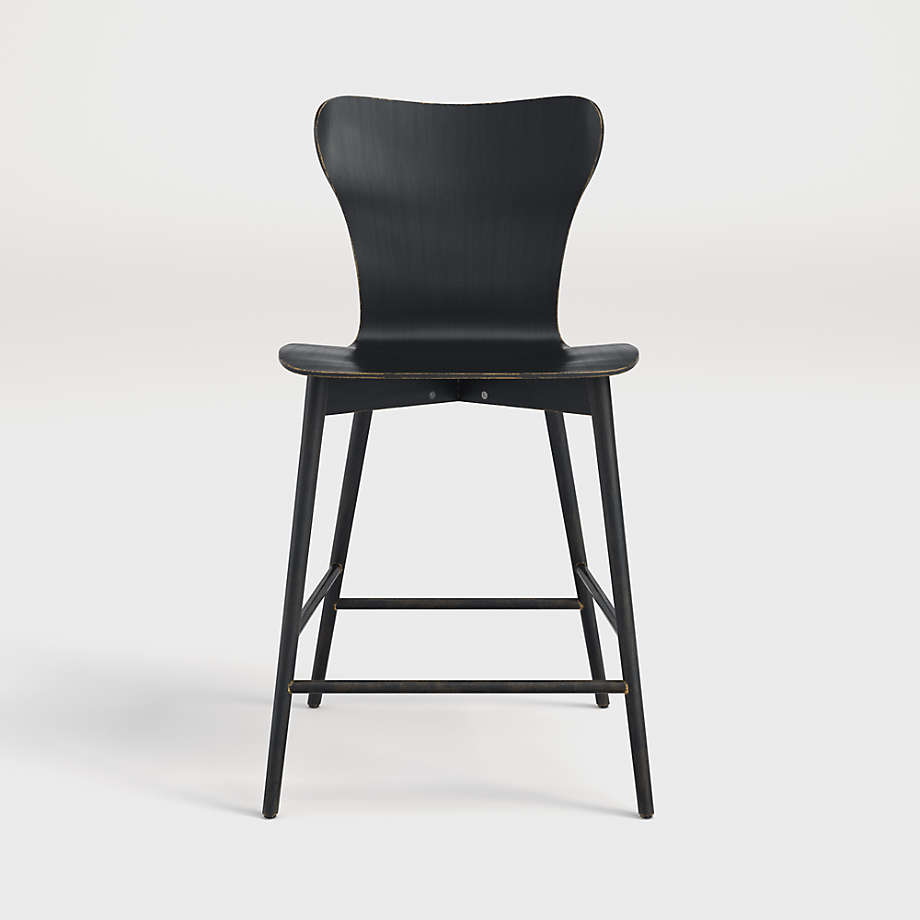 Brera Bruno Black Counter Stool thumbnail 2
