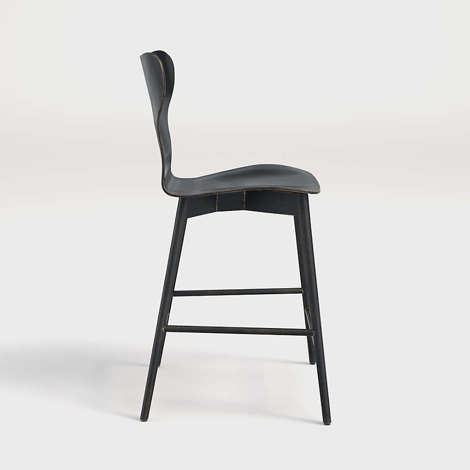 Brera Bruno Black Counter Stool thumbnail 3