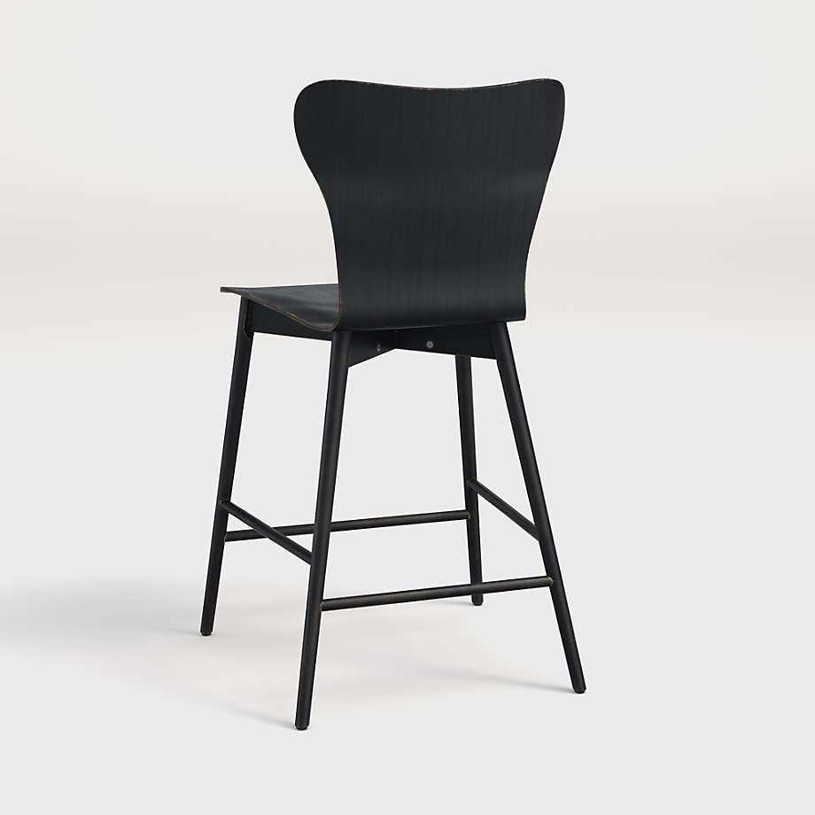 Brera Bruno Black Counter Stool thumbnail 4
