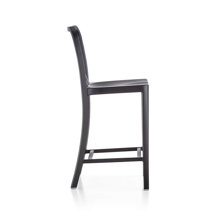 Delta Matte Black Counter Stool thumbnail 4