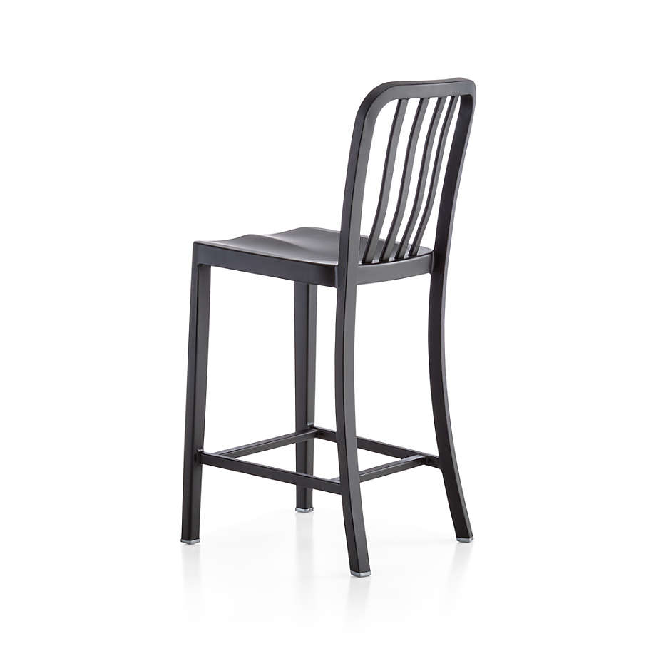 Delta Matte Black Counter Stool thumbnail 5