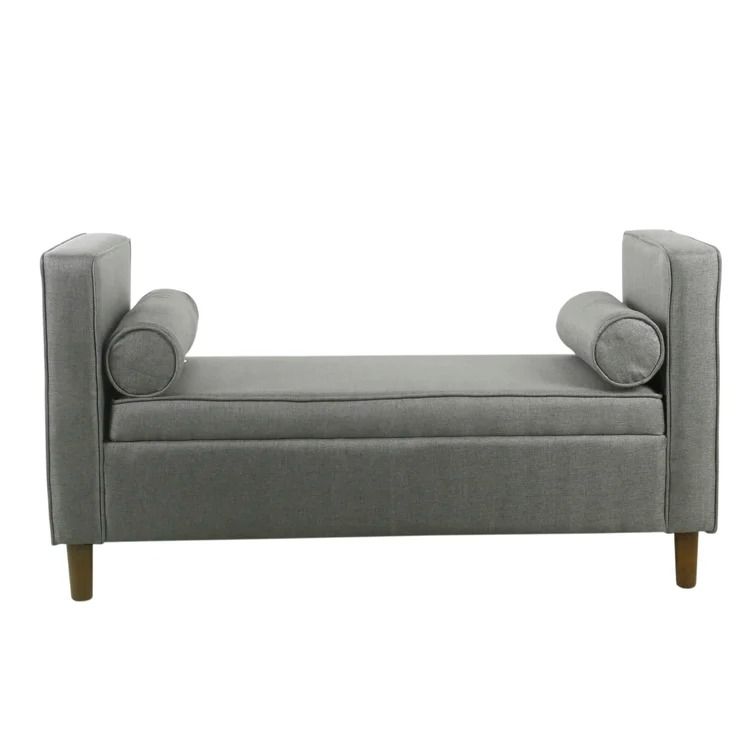 Telesphorus Upholstered Flip Top Storage Bench thumbnail 3