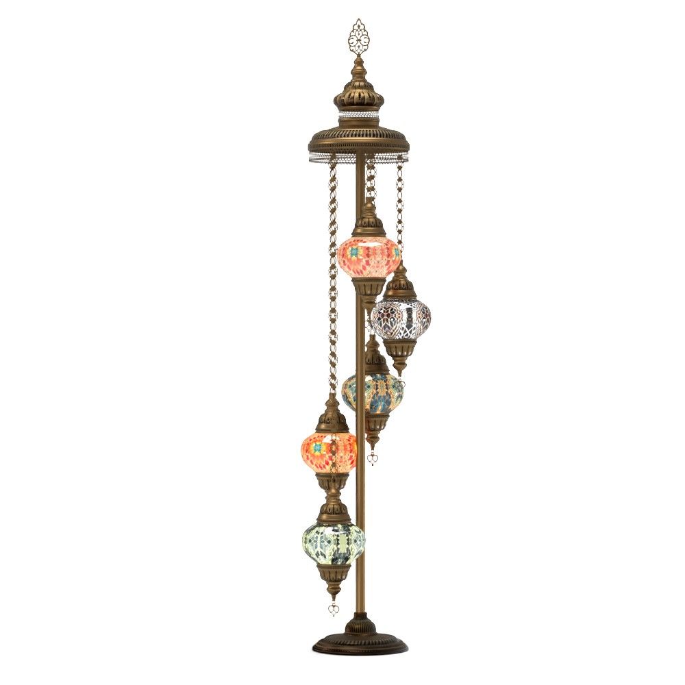 Eirik 5 ball novelty floor lamp thumbnail 3