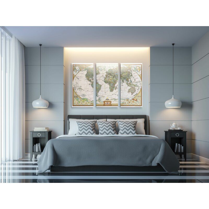 3 Piece Graphic Art on Canvas thumbnail 5
