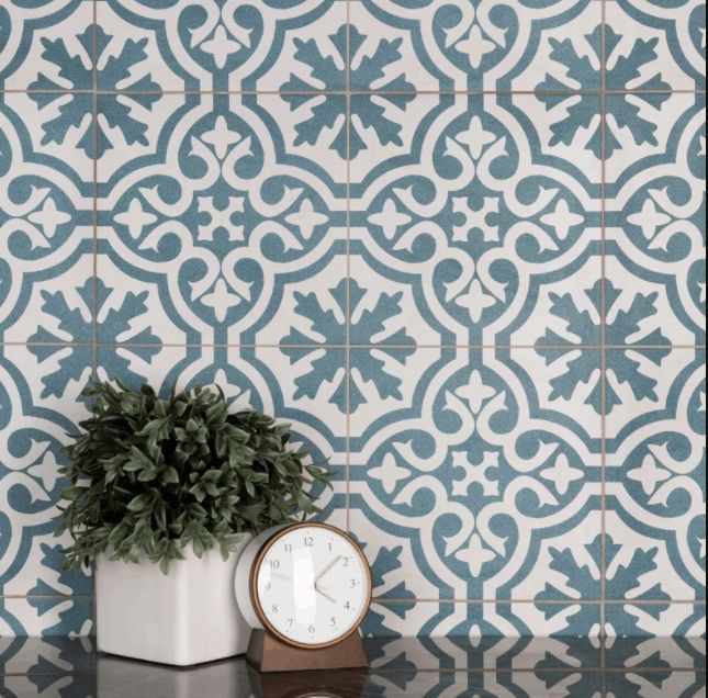 Berkeley Ceramic Patterned Wall And Floor Tile thumbnail 3