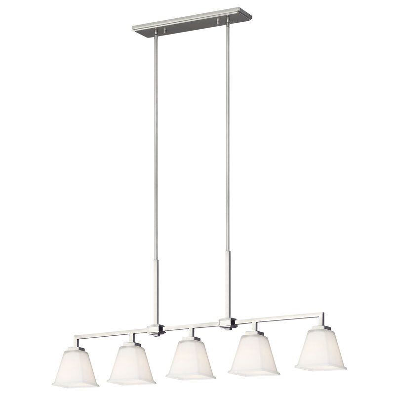 Arago 5 Light Kitchen Island Linear Pendant thumbnail 2