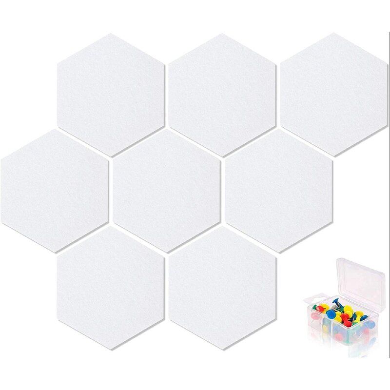 Pin Board Hexagon Felt Board Pack of 8 thumbnail 6