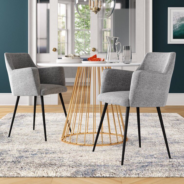 Cedeno Upholstered Arm Chair Set of 2 thumbnail 2