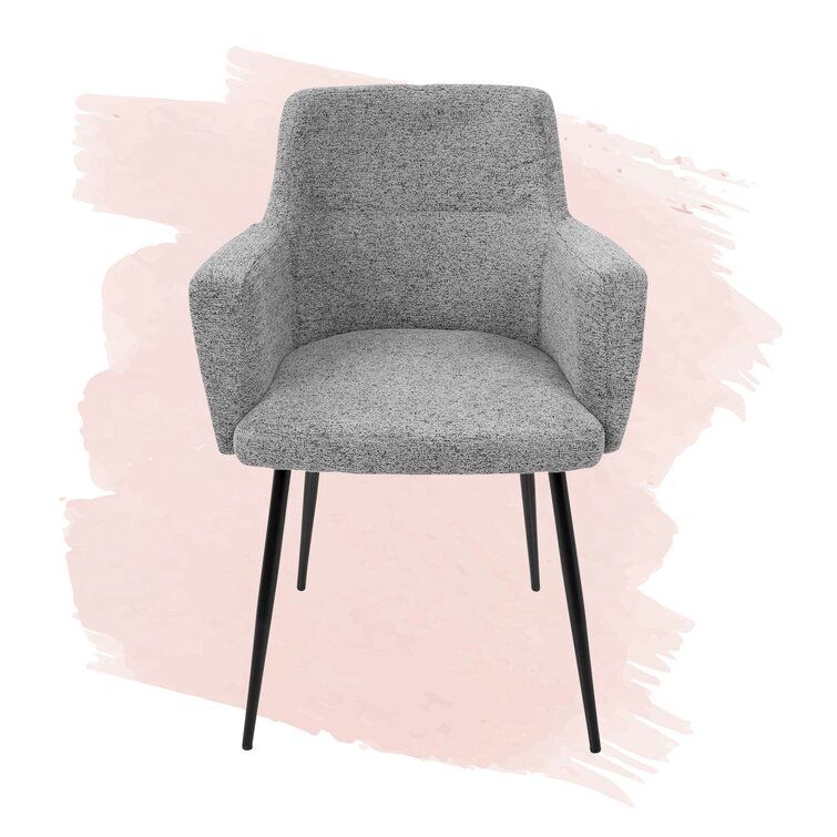 Cedeno Upholstered Arm Chair Set of 2 thumbnail 3