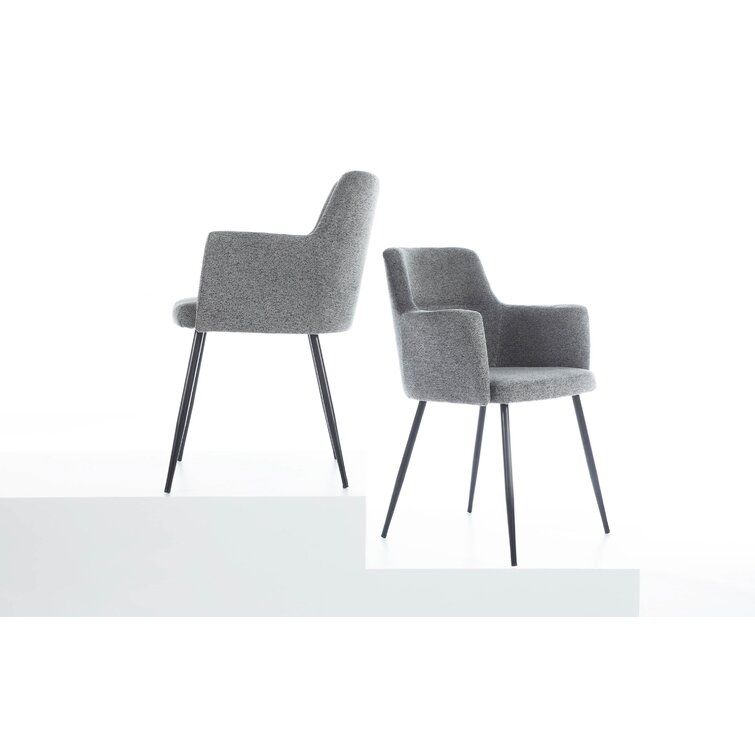Cedeno Upholstered Arm Chair Set of 2 thumbnail 4