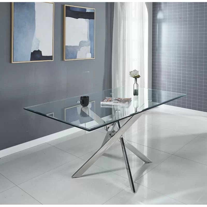 Kara Trestle Dining Table thumbnail 2