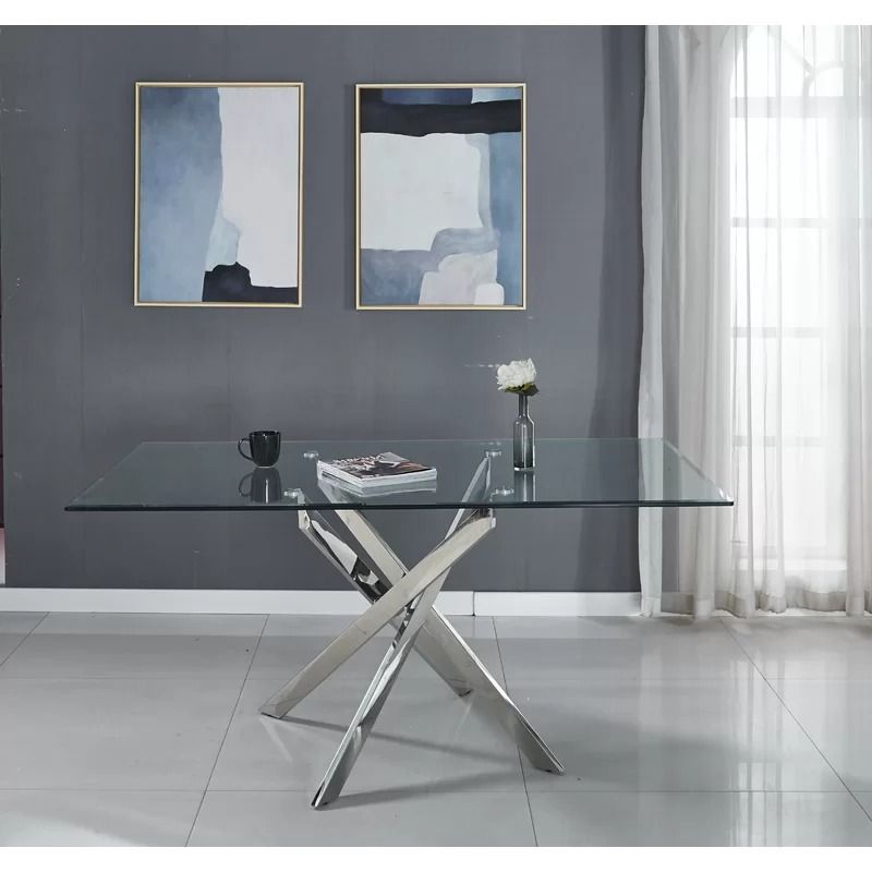 Kara Trestle Dining Table thumbnail 3