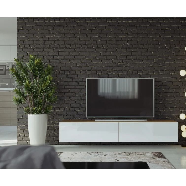 Lesterny floating tv stand for tvs up to 75" thumbnail 2