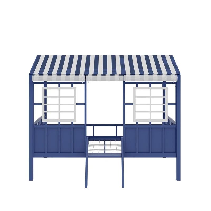 Rowan Valley Twin Metal Loft Bed by Little Seeds Twin thumbnail 3