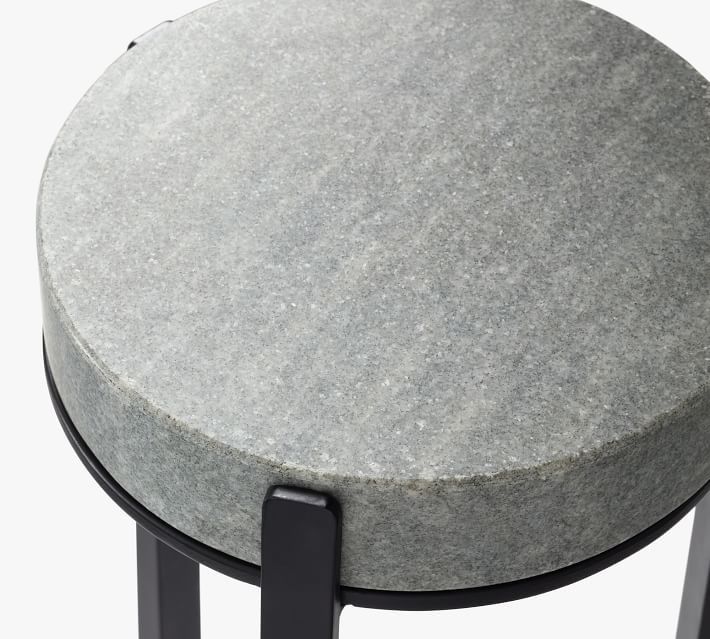 Cori Round Marble Accent Table  thumbnail 5