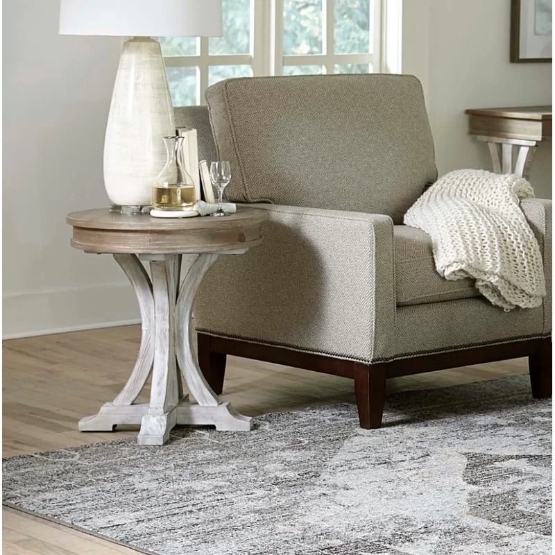 Astaire Pedestal End Table thumbnail 2