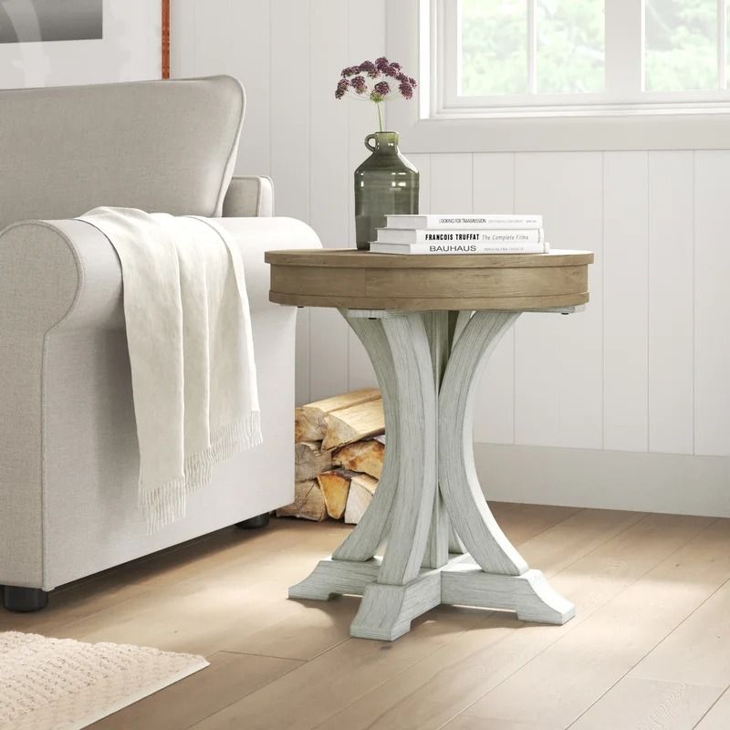Astaire Pedestal End Table thumbnail 3
