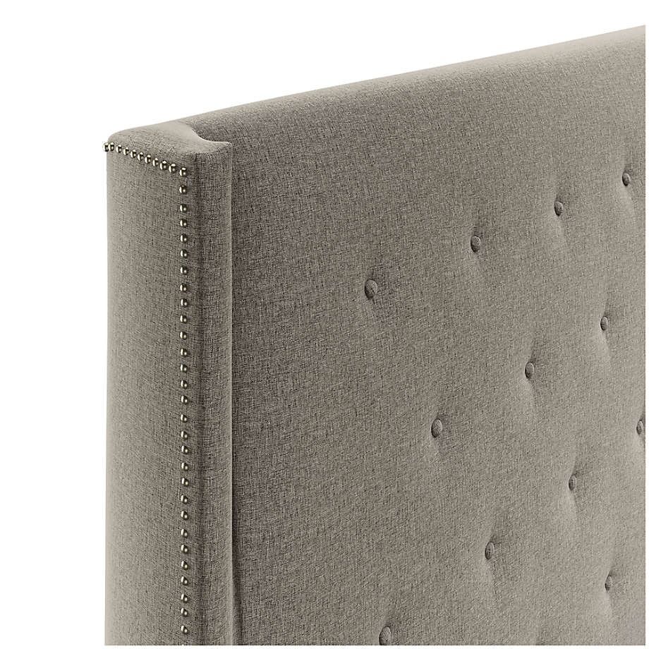 Ronin King Tufted Wingback Upholstered Storage Bed Dove King thumbnail 4