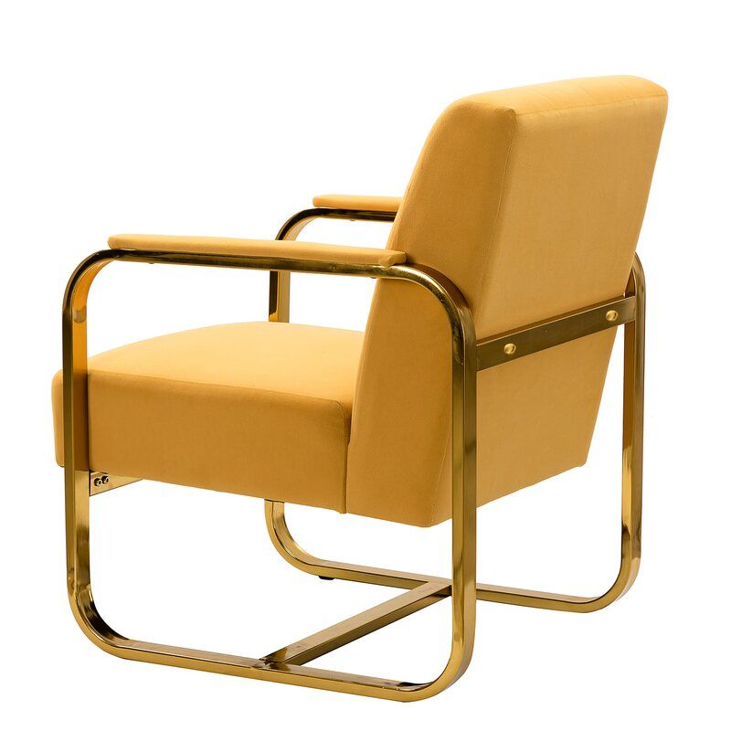 Mccrory Tufted Velvet Armchair thumbnail 2