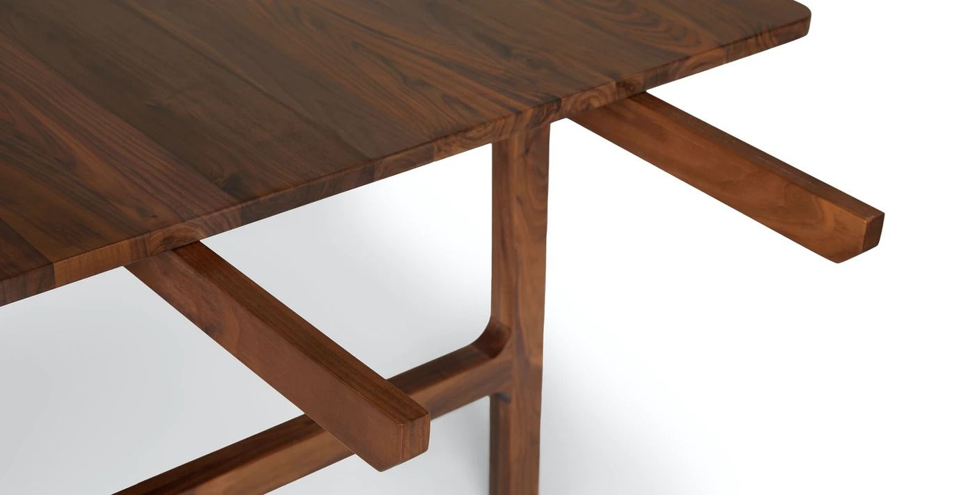 Kirun Walnut Dining Table, Extendable thumbnail 7