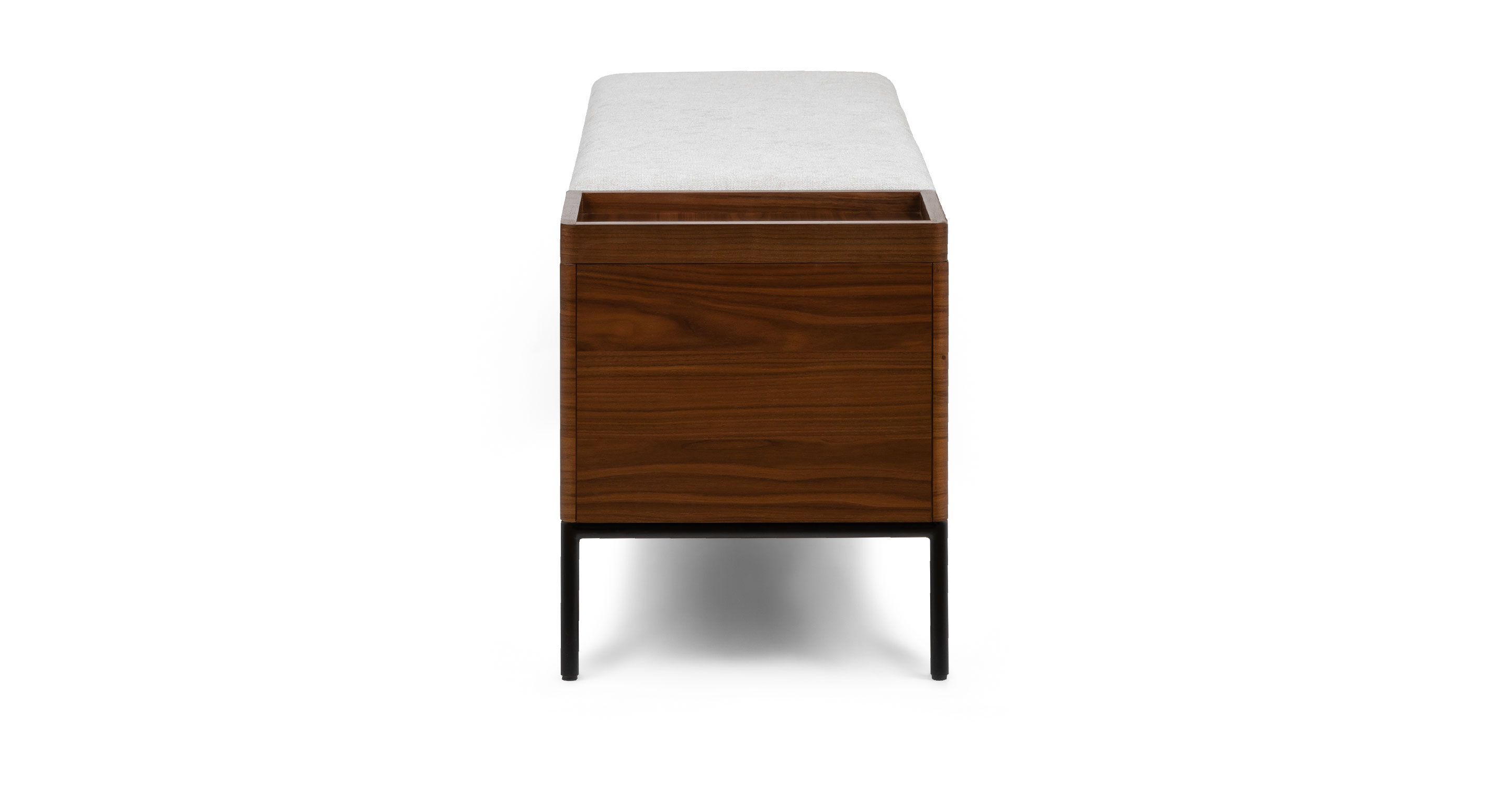 Thari Everest Gray Walnut Bench thumbnail 4