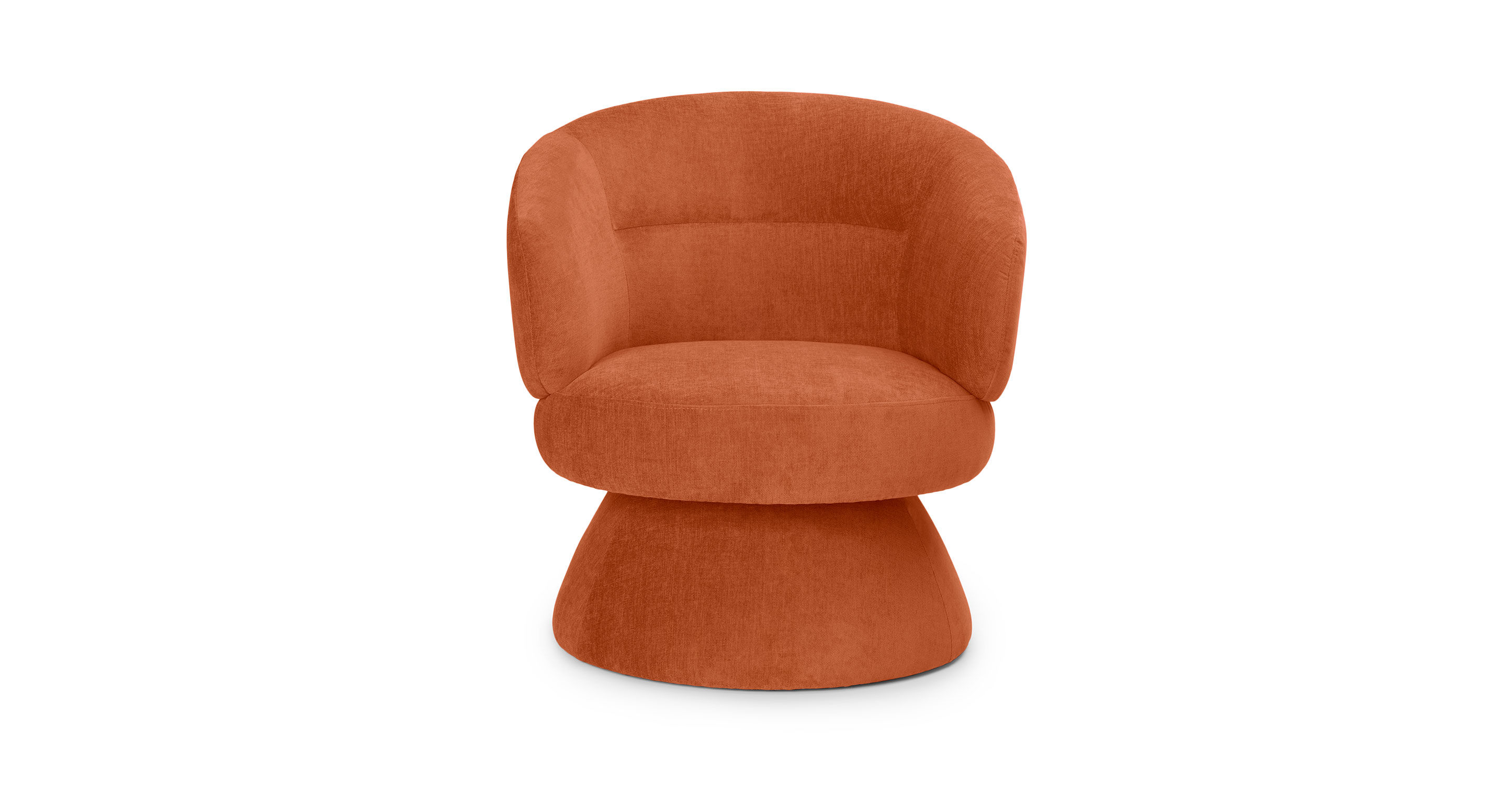 Makeva Anise Brown Swivel Chair thumbnail 3