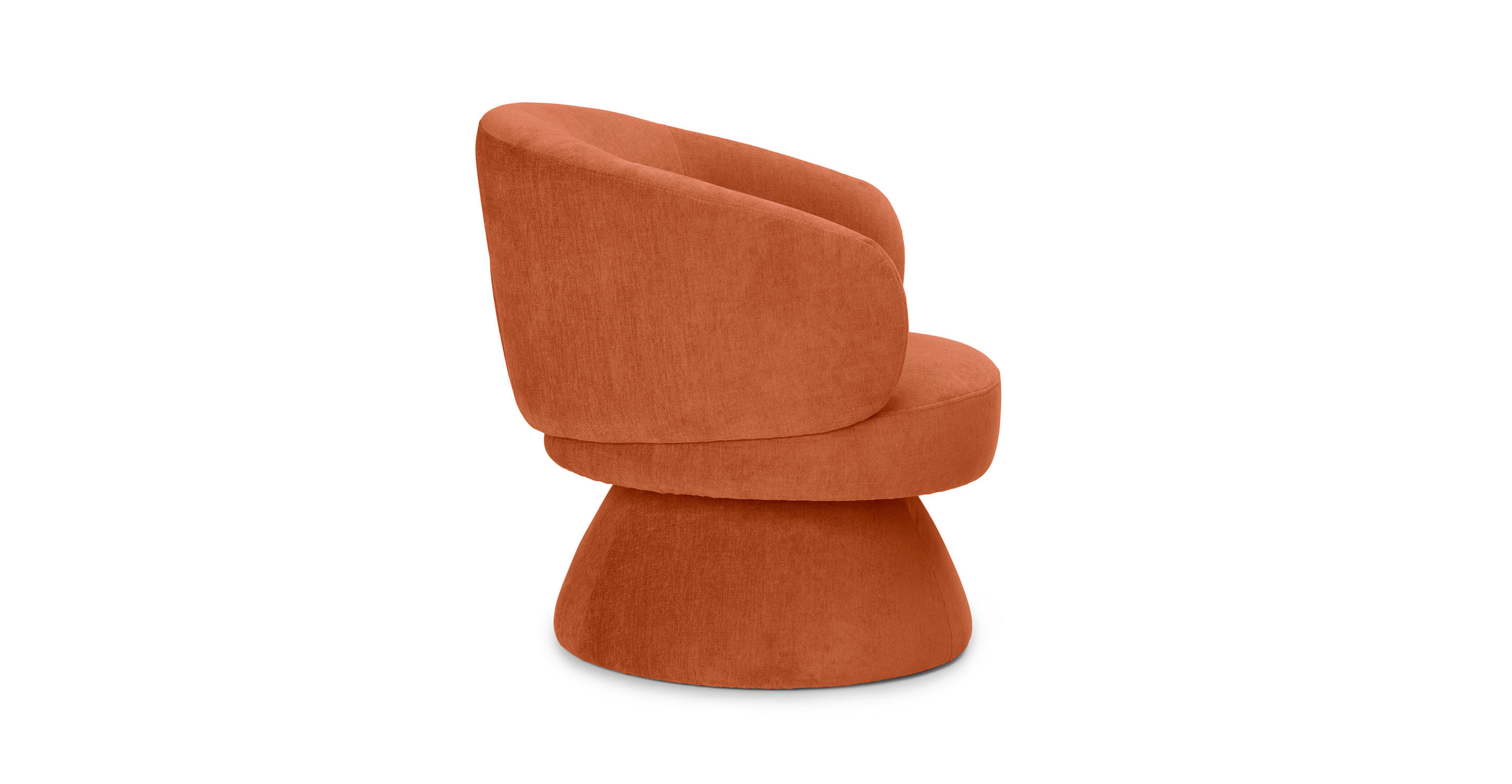 Makeva Anise Brown Swivel Chair thumbnail 4