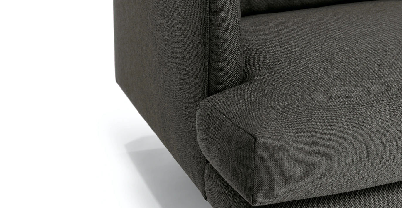 Burrard Graphite Gray Loveseat thumbnail 7